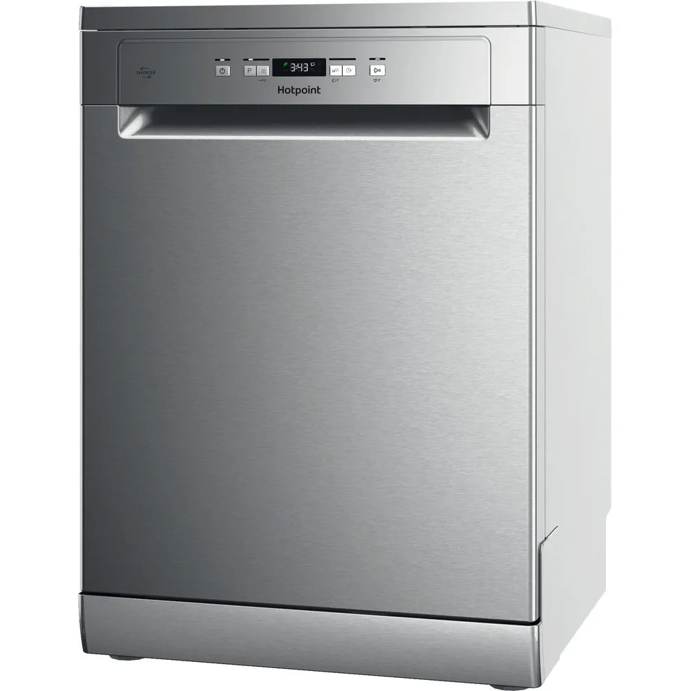 Hotpoint 60CM Freestanding Standard Dishwasher - Inox | HP2FFC14BN6XUK