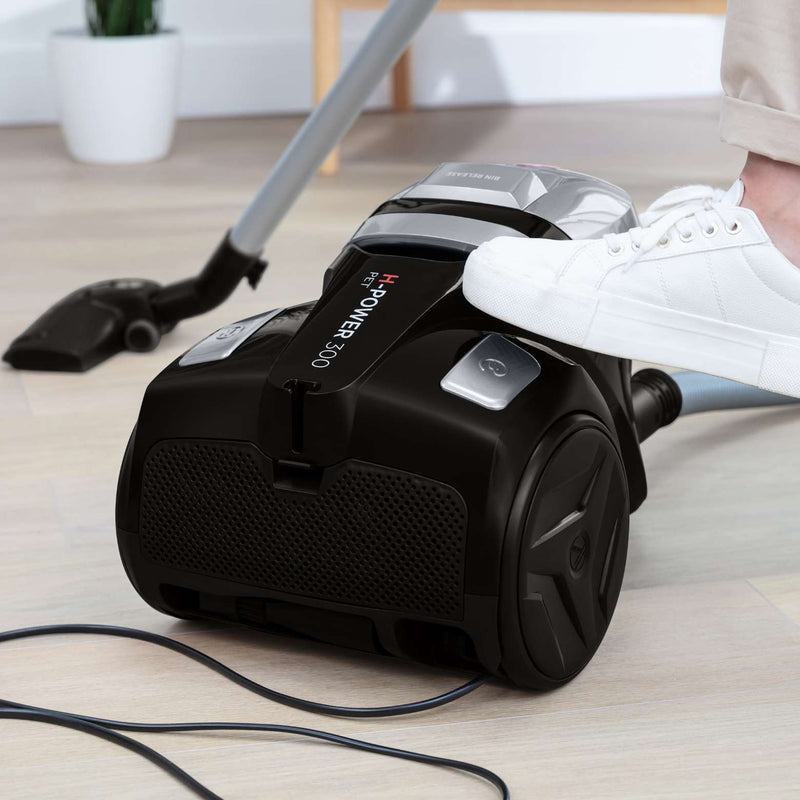 Hoover H-Power 300 Pet Bagless Cylinder Vacuum Cleaner with Allergy Care - Black | HP320PET from Hoover - DID Electrical