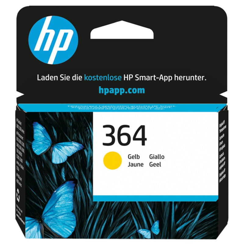 HP 364 Original Ink Cartridge - Yellow | HP CB320EE from HP - DID Electrical