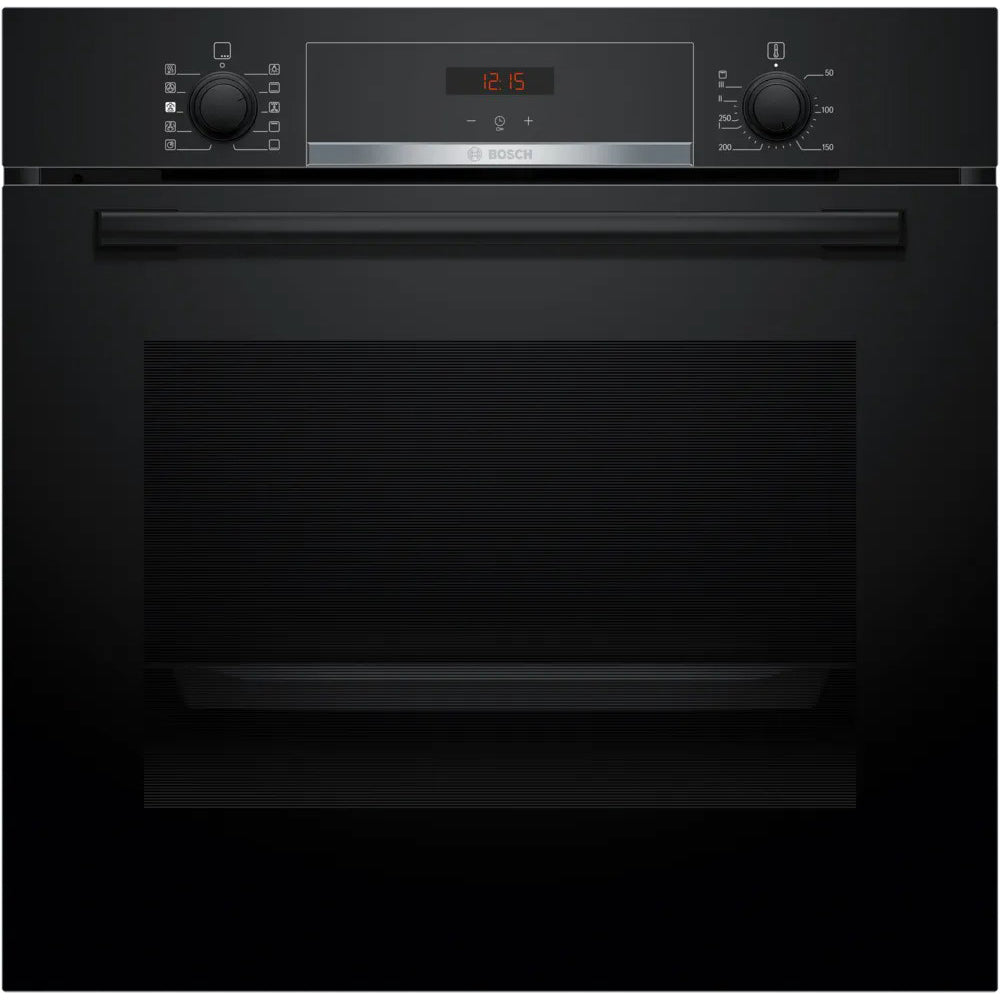 Bosch 71L Built-In Conventional Electric Single Oven - Black | HQA534BB3B from Bosch - DID Electrical