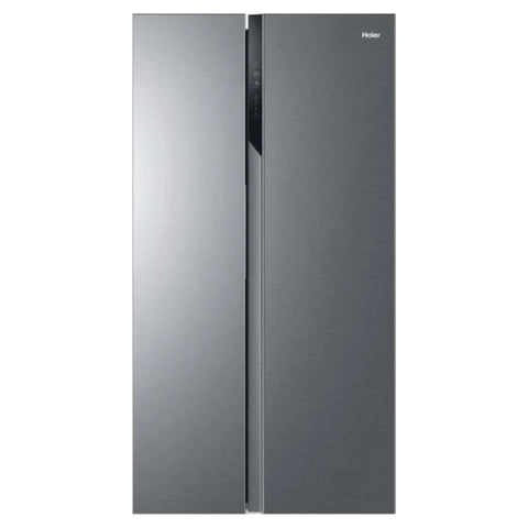 Haier SBS 90 Series 3 528L Frost Free American Fridge Freezer - Gentle Silver | HSR3918ENPG