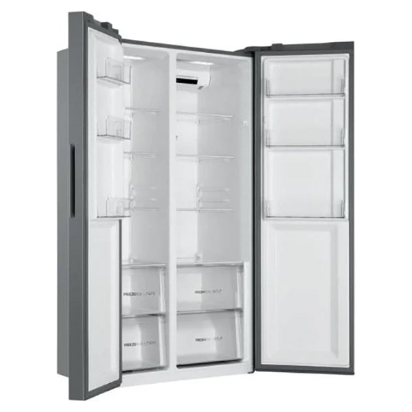 Haier SBS 90 Series 3 528L Frost Free American Fridge Freezer - Gentle Silver | HSR3918ENPG from Haier - DID Electrical