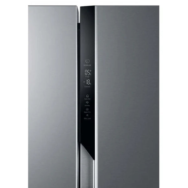 Haier SBS 90 Series 3 528L Frost Free American Fridge Freezer - Gentle Silver | HSR3918ENPG from Haier - DID Electrical