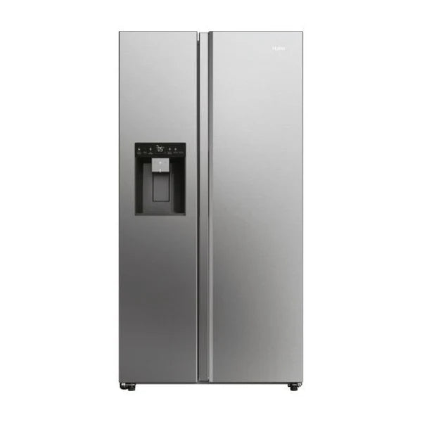 Haier SBS 90 Series 7 601L Freestanding American Fridge Freezer - Platinum Inox | HSW79F18CIMM