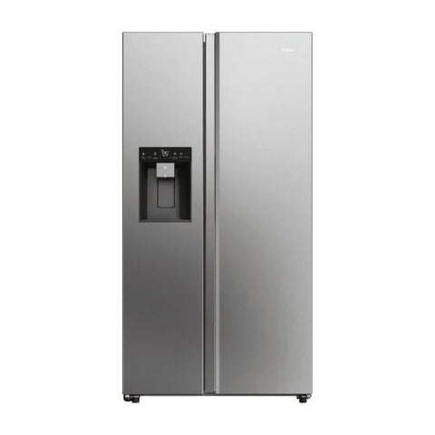 Haier SBS 90 Series 7 601L Freestanding American Fridge Freezer - Platinum Inox | HSW79F18CIMM