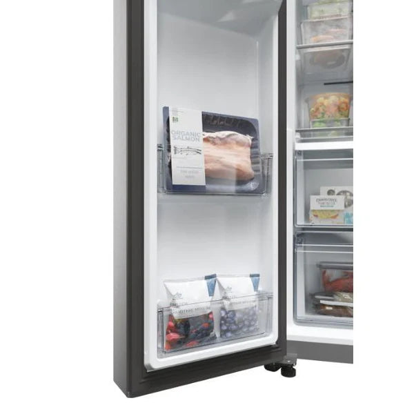 Haier SBS 90 Series 7 601L Freestanding American Fridge Freezer - Platinum Inox | HSW79F18CIMM