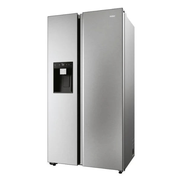 Haier SBS 90 Series 7 601L Freestanding American Fridge Freezer - Platinum Inox | HSW79F18CIMM