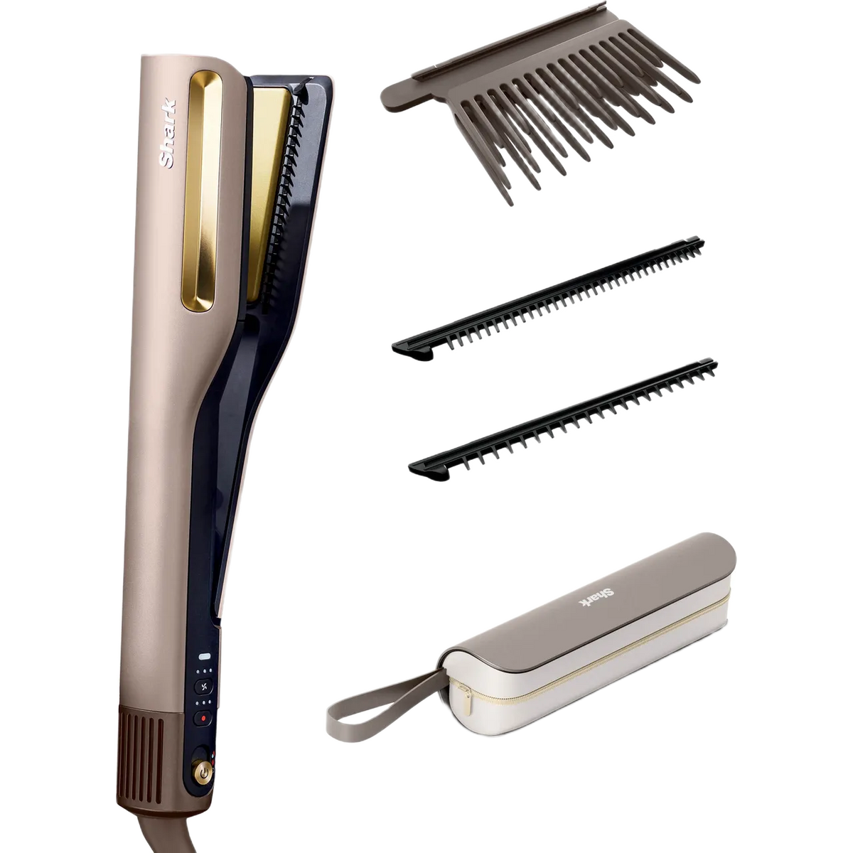 Shark SilkiPro Hair Straightener - Mocha Silver | HT401UKSL