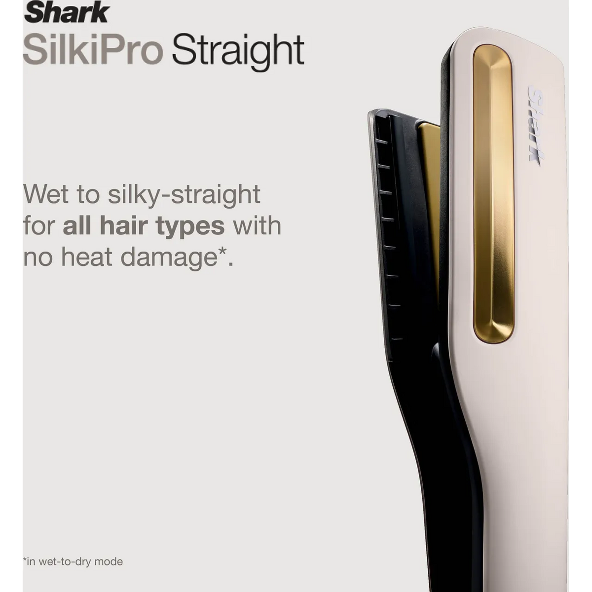 Shark SilkiPro Hair Straightener - Mocha Silver | HT401UKSL