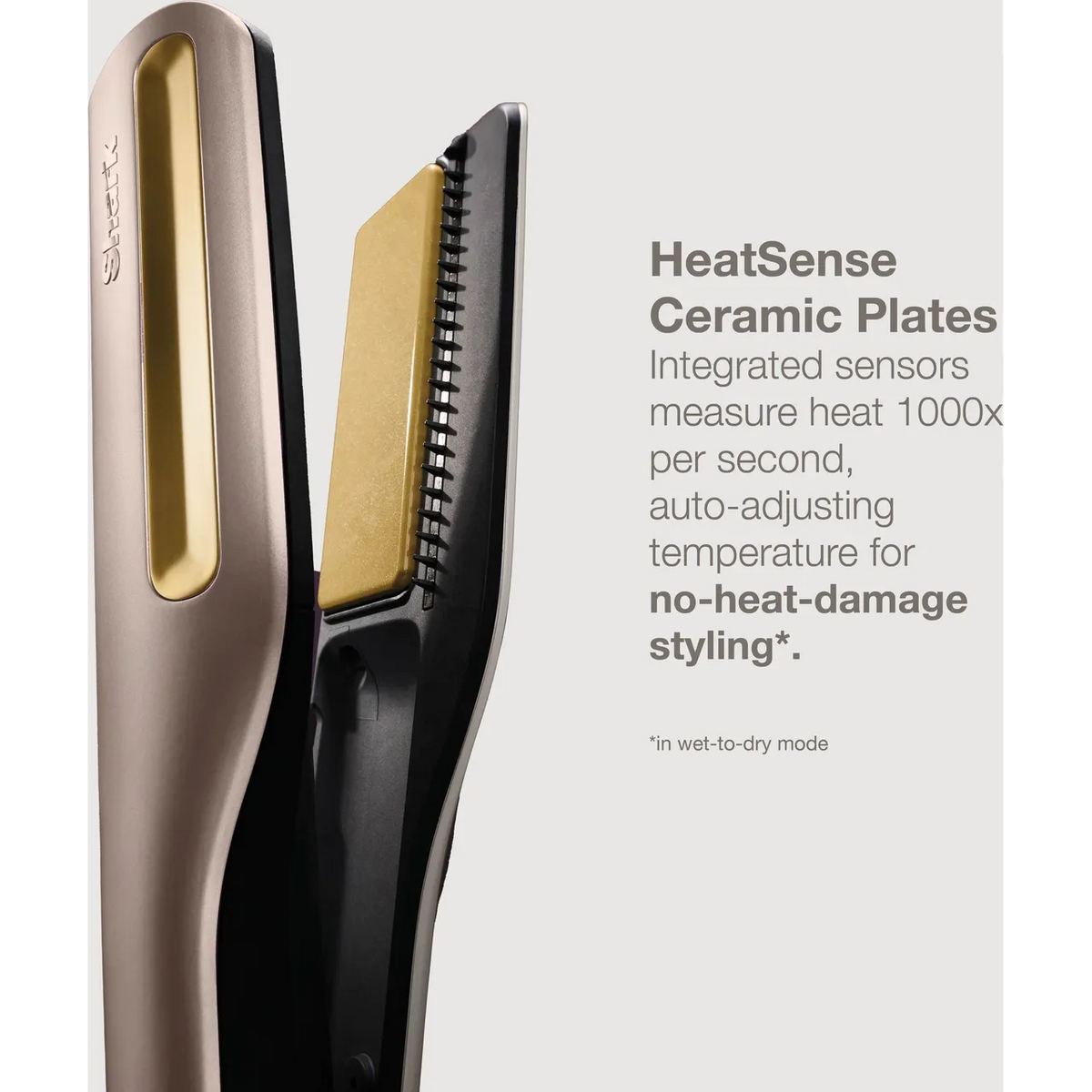 Shark SilkiPro Hair Straightener - Mocha Silver | HT401UKSL