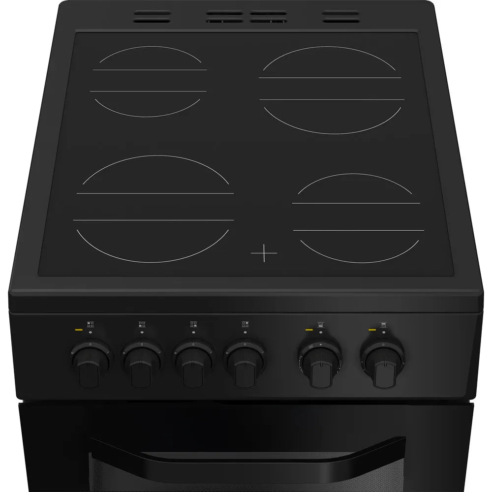 Hotpoint 50CM Freestanding Electric Twin Cooker - Black | HTE5VCB from Hotpoint - DID Electrical