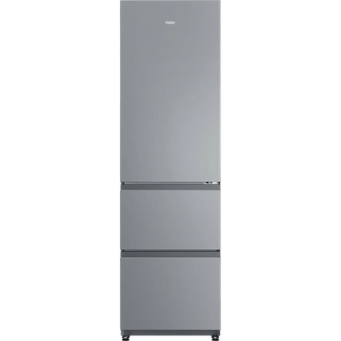 Haier 3D 55 Series 3 303L Frost Free Freestanding Fridge Freezer - Stainless Steel | HTR3518ENMXK
