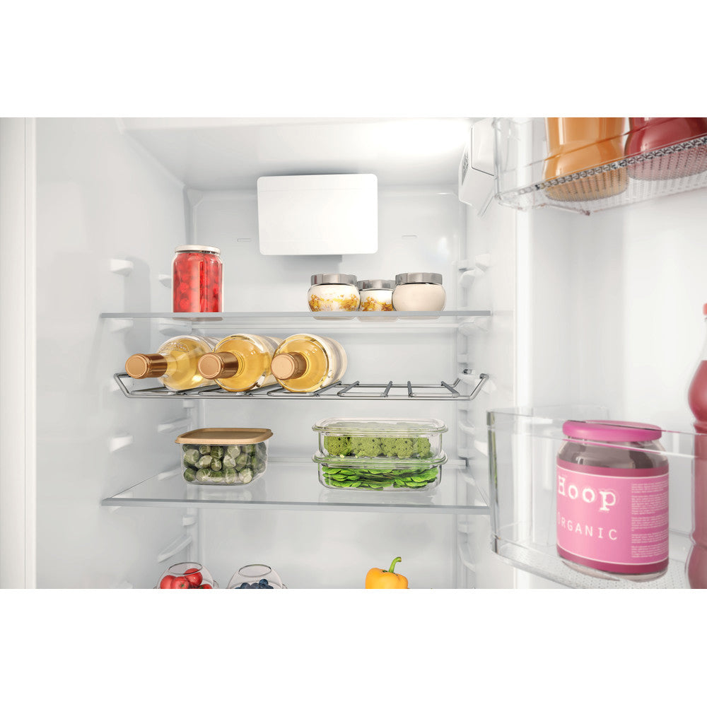 Hotpoint 285L Low Frost Integrated Fridge Freezer - Steel | HTSD184011A1 from Hotpoint - DID Electrical