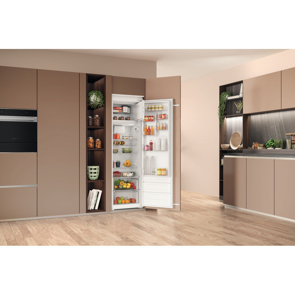 Hotpoint 285L Low Frost Integrated Fridge Freezer - Steel | HTSD184011A1 from Hotpoint - DID Electrical