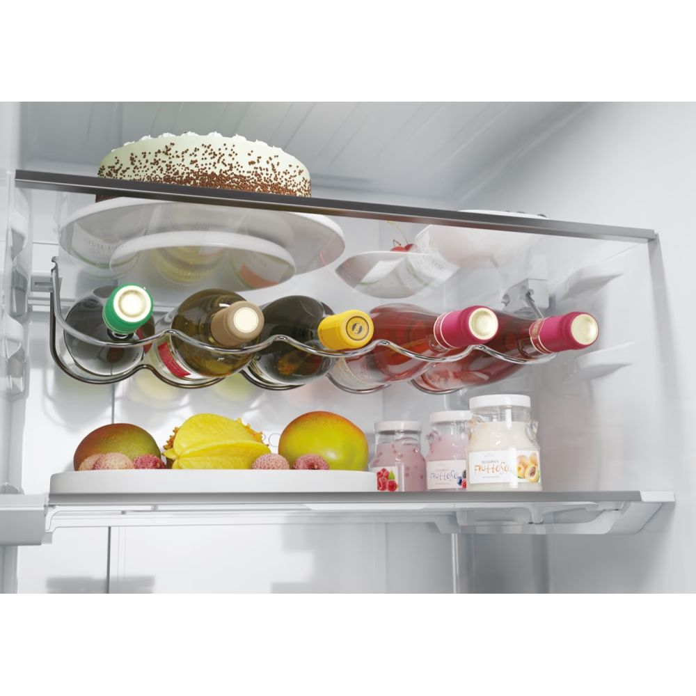 Haier 357L Frost Free Freestanding Fridge Freezer - Inox | HTW5618DWMG from Haier - DID Electrical
