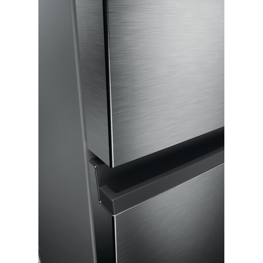 Haier 357L Frost Free Freestanding Fridge Freezer - Inox | HTW5618DWMG from Haier - DID Electrical