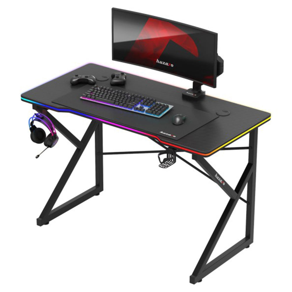 Huzaro Hero 1.7 RGB Gaming Desk - Black | HUZARO-HERO-1.7RBG from Huzaro - DID Electrical