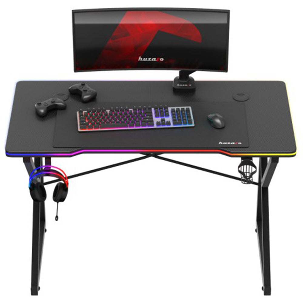 Huzaro Hero 1.7 RGB Gaming Desk - Black | HUZARO-HERO-1.7RBG from Huzaro - DID Electrical