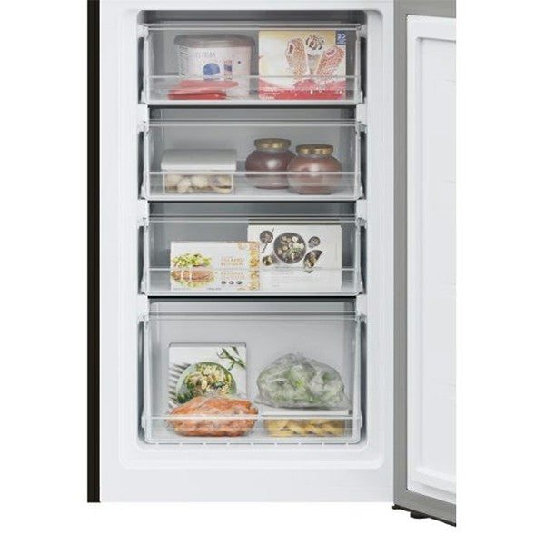 Hoover H-Fridge 300 252L Low Frost Freestanding Fridge Freezer - Black | HVT3CLECKIHB-1 from Hoover - DID Electrical