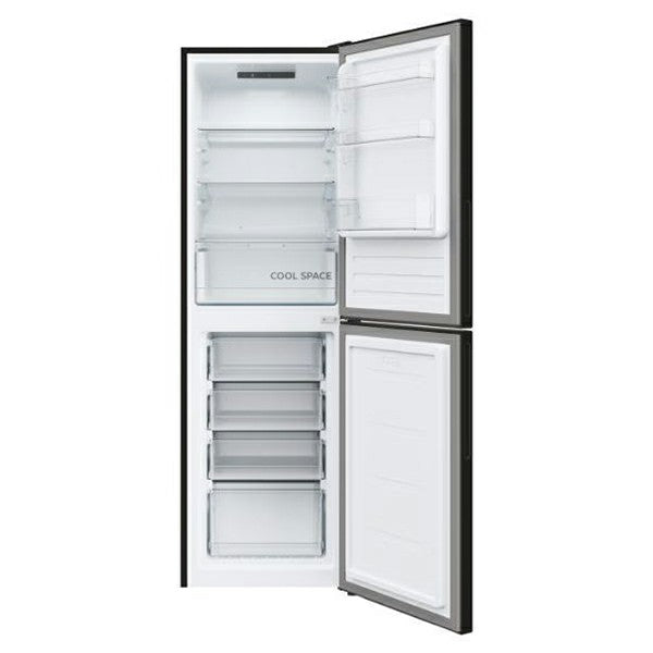 Hoover H-Fridge 300 252L Freestanding Fridge Freezer - Black | HVT3CLECKIHB from Hoover - DID Electrical