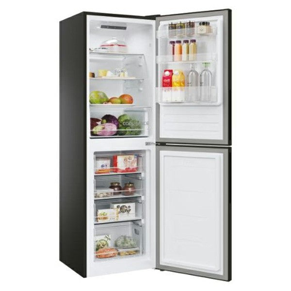 Hoover H-Fridge 300 252L Freestanding Fridge Freezer - Black | HVT3CLECKIHB from Hoover - DID Electrical