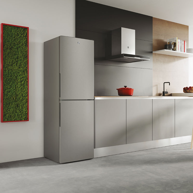 Hoover 252L 50/50 Low Frost Freestanding Fridge Freezer - Metal Back | HVT3CLECKIHS-1 from Hoover - DID Electrical