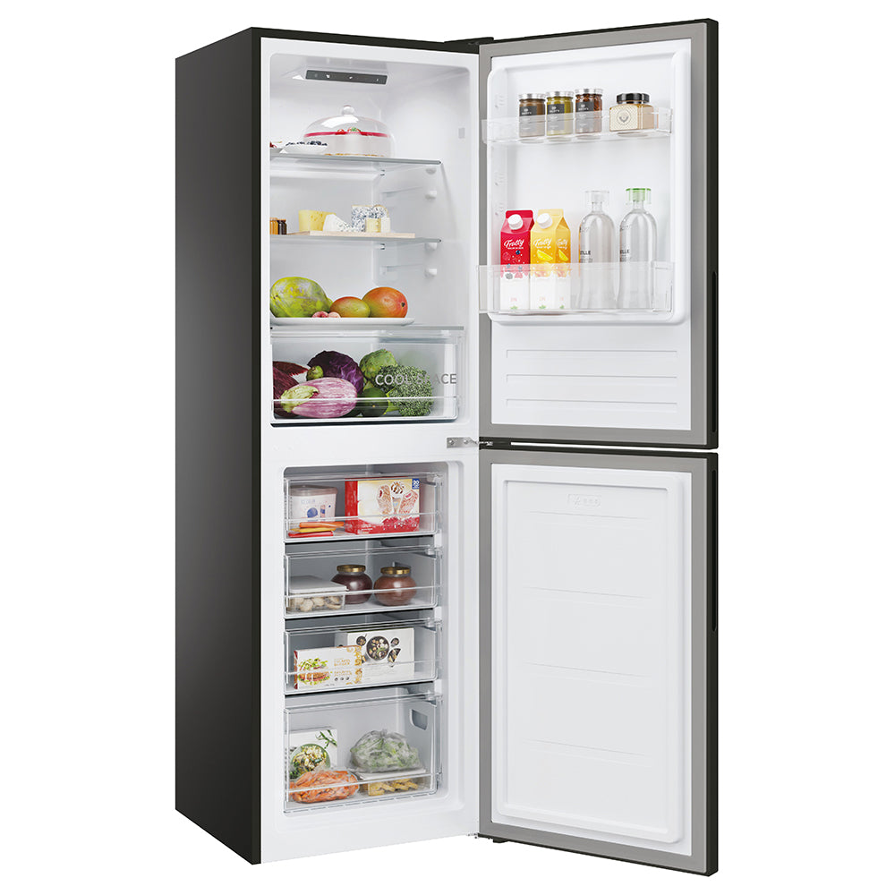 Hoover 50/50 252L Static Fridge Freezer - Black | HVT3CLFCKIHB from Hoover - DID Electrical