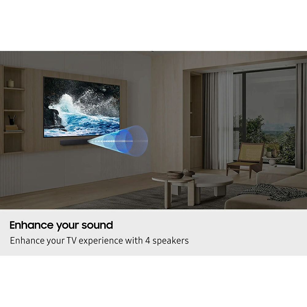 Samsung B400F B-Series 2.0CH Soundbar - Black | HW-B400F/XU from Samsung - DID Electrical