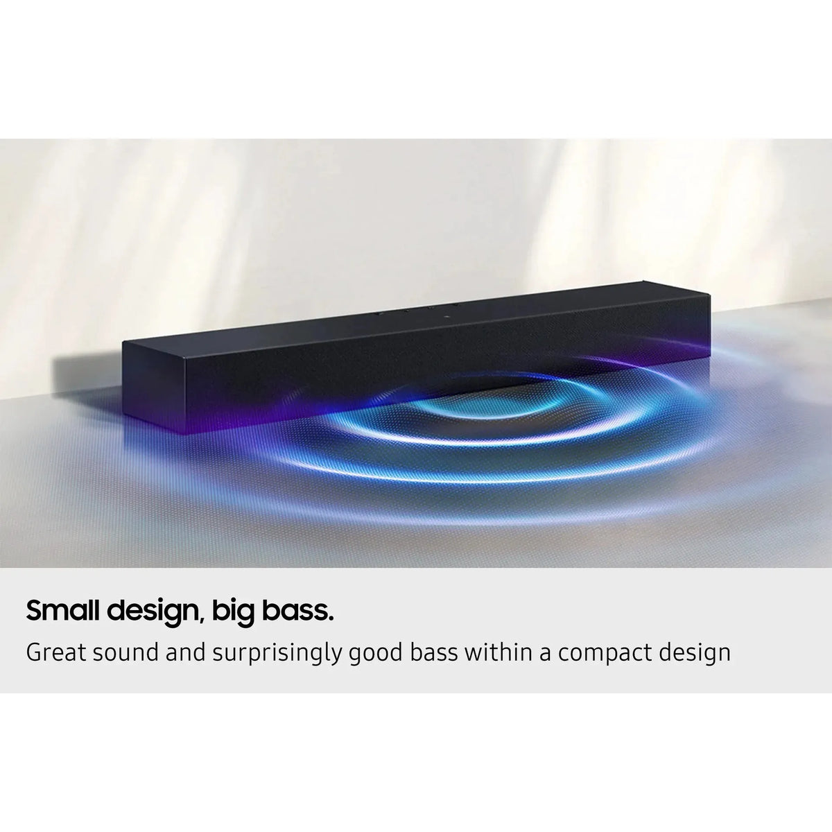 Samsung B400F B-Series 2.0CH Soundbar - Black | HW-B400F/XU from Samsung - DID Electrical