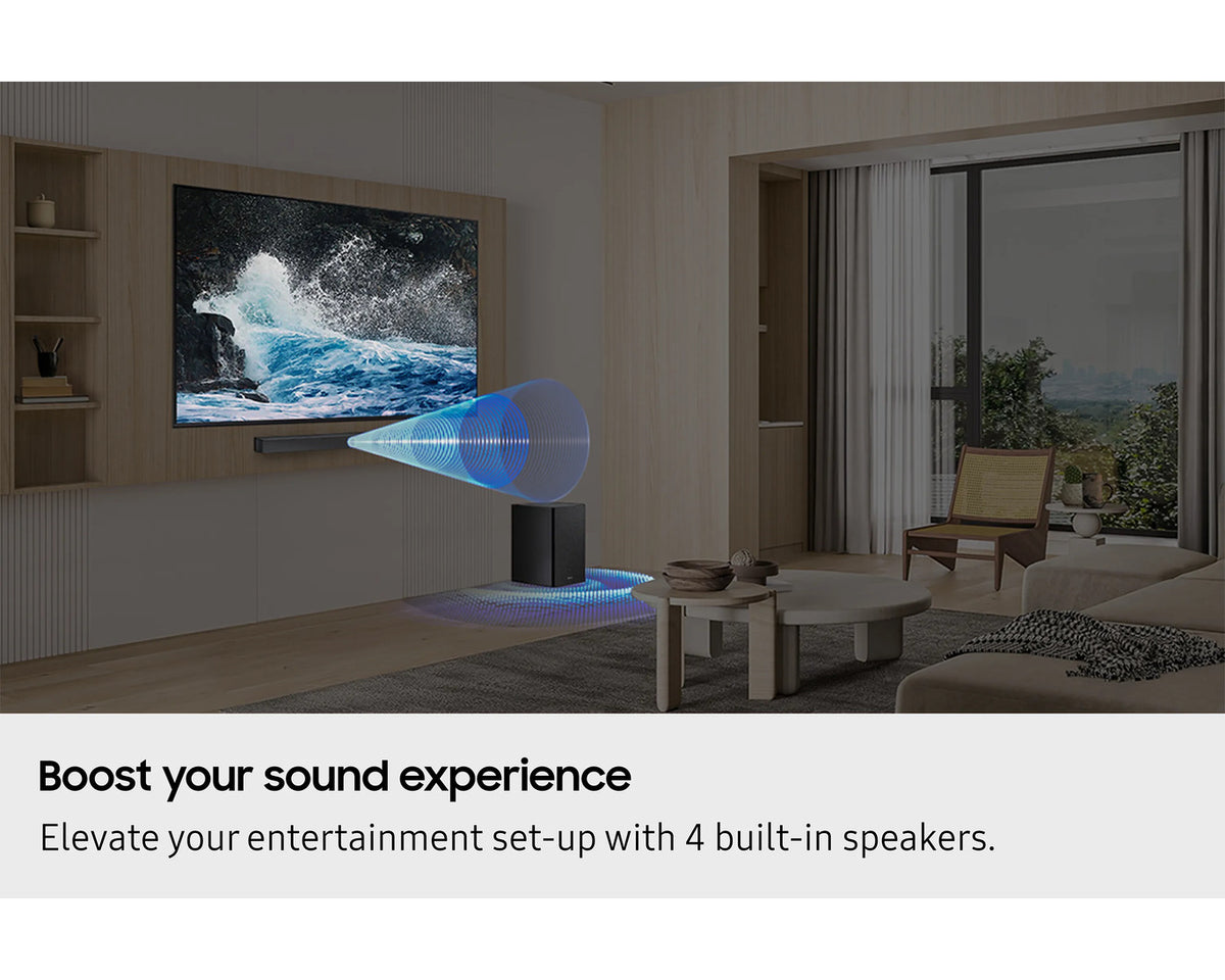 Samsung B-Series 3.1CH Soundbar with Subwoofer - Black | HW-B650F/XU