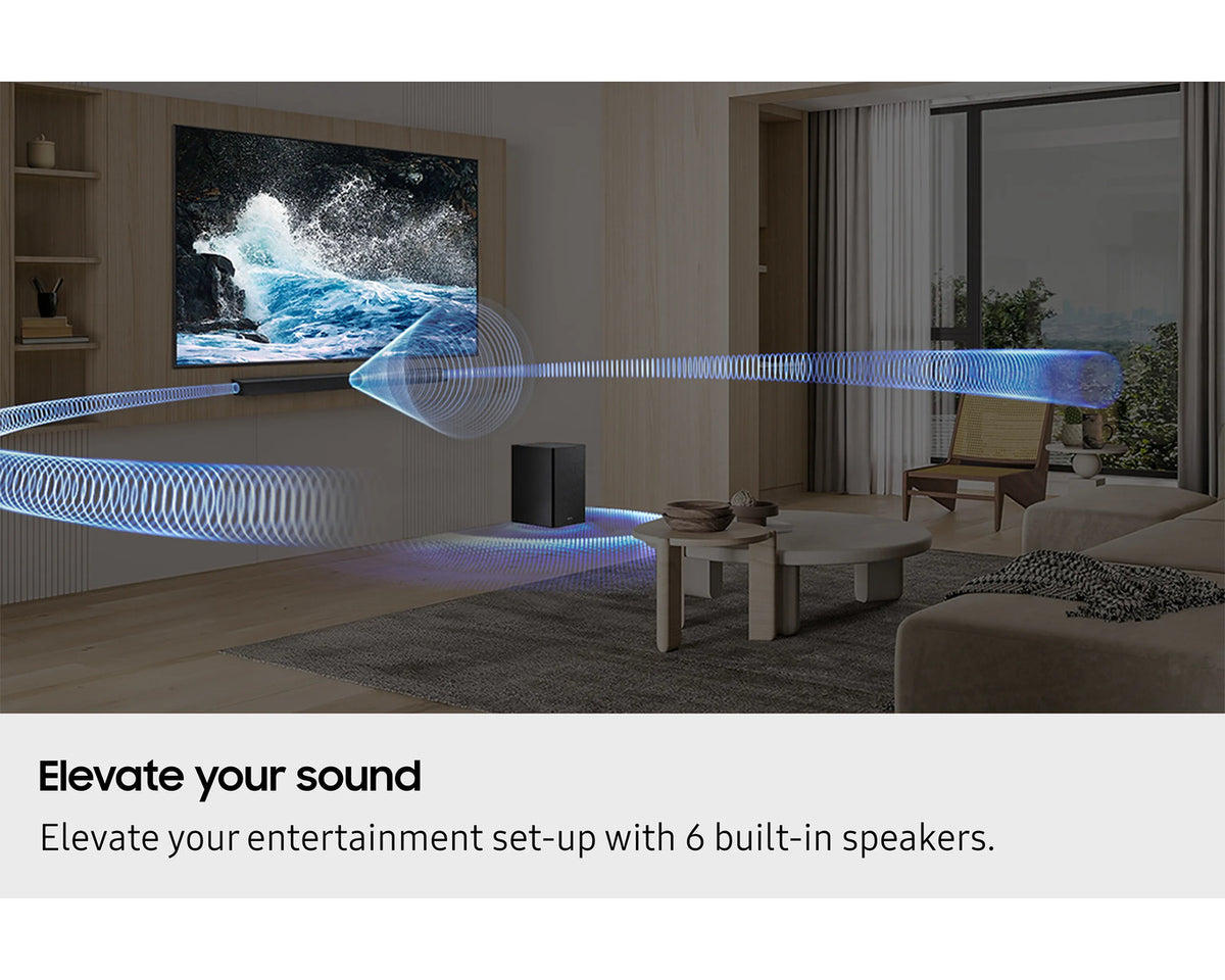 Samsung B-Series 5.1CH Soundbar with Subwoofer - Black | HW-B750F/XU