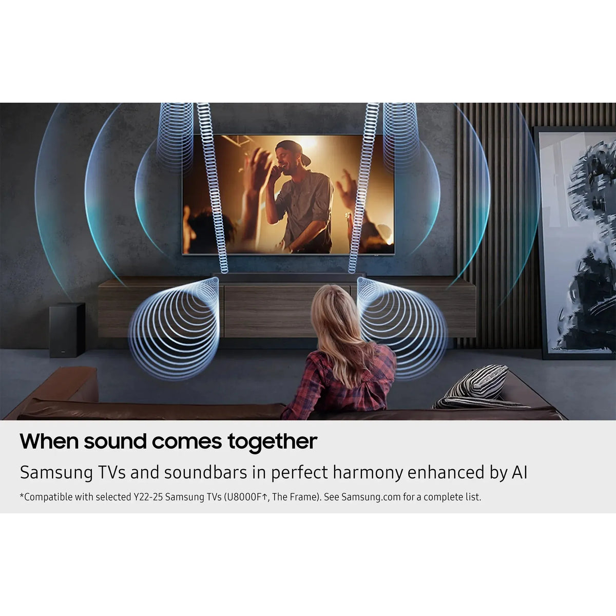 Samsung Q600F Q-Series 3.1.2CH Soundbar with Subwoofer - Titan Black | HW-Q600F/XU from Samsung - DID Electrical