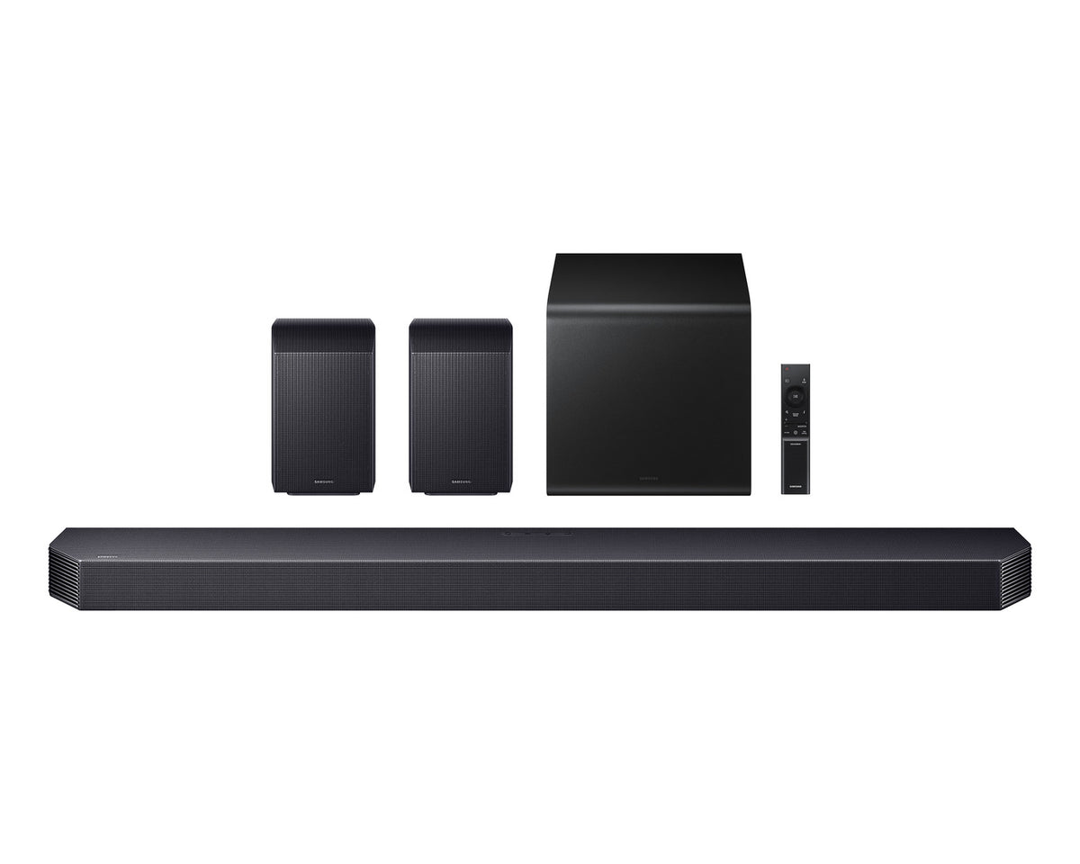 Samsung Q-Series 9.1.4CH Soundbar with Subwoofer & Rear Speaker - Titan Black | HW-Q930F/XU