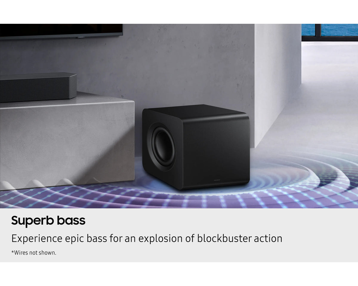 Samsung Q-Series 9.1.4CH Soundbar with Subwoofer & Rear Speaker - Titan Black | HW-Q930F/XU