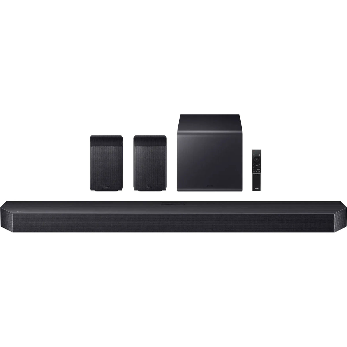 Samsung Q-Series 11.1.4CH Soundbar with Subwoofer &amp; Rear Speakers - Titan Black | HW-Q990F/XU from Samsung - DID Electrical