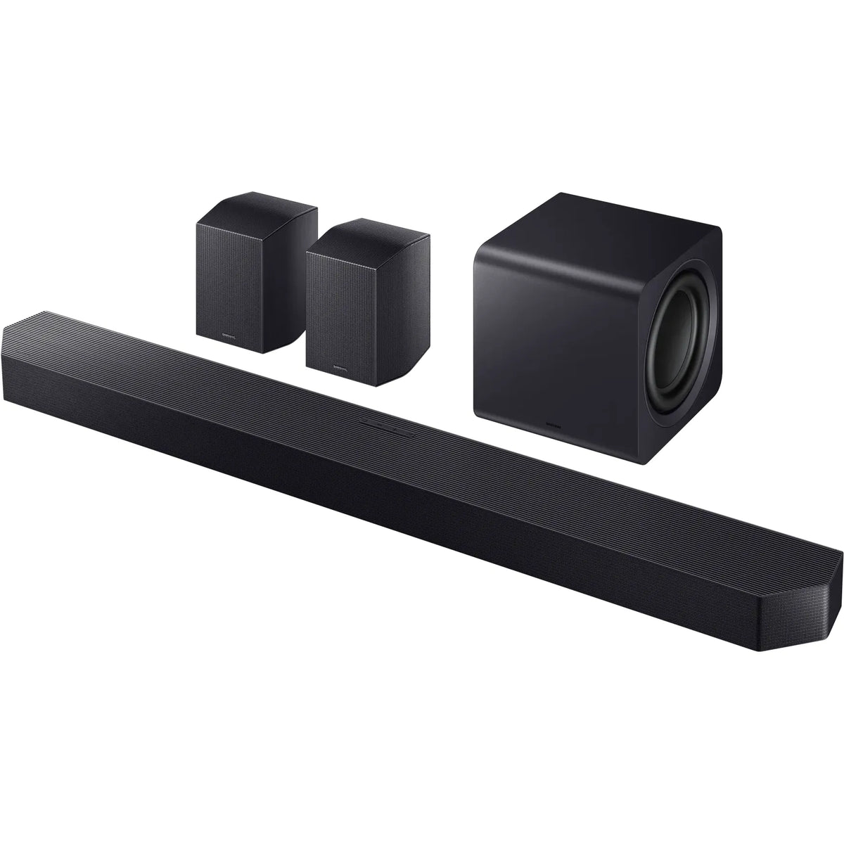 Samsung Q-Series 11.1.4CH Soundbar with Subwoofer &amp; Rear Speakers - Titan Black | HW-Q990F/XU from Samsung - DID Electrical