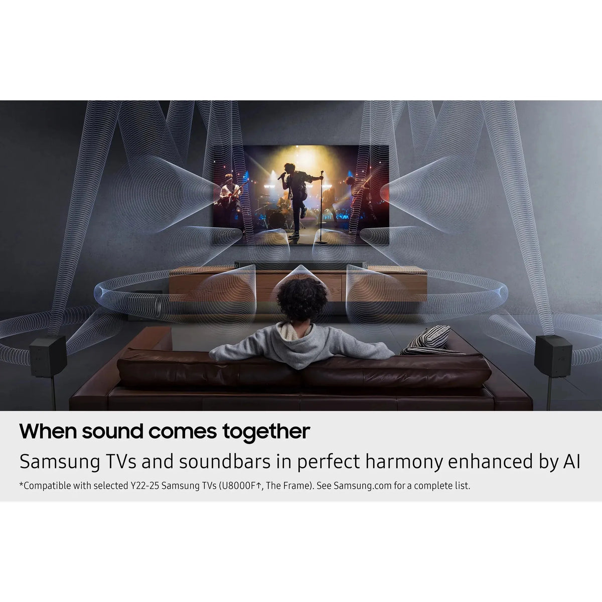 Samsung Q-Series 11.1.4CH Soundbar with Subwoofer &amp; Rear Speakers - Titan Black | HW-Q990F/XU from Samsung - DID Electrical