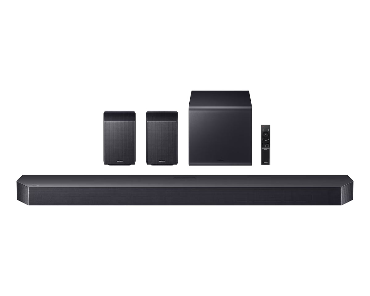 Samsung Q-Series 11.1.4CH Soundbar with Subwoofer & Rear Speakers - Titan Black | HW-Q990H/XU
