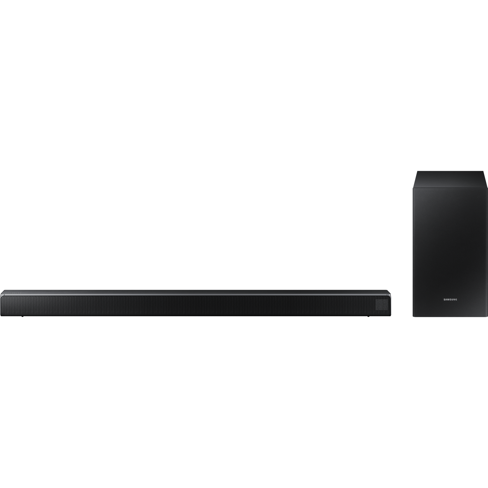 Open Boxed/ Ex-Display - Samsung 2.1ch 320W Soundbar with Wireless Subwoofer - Jet black | HW-R550/XU from Samsung - DID Electrical