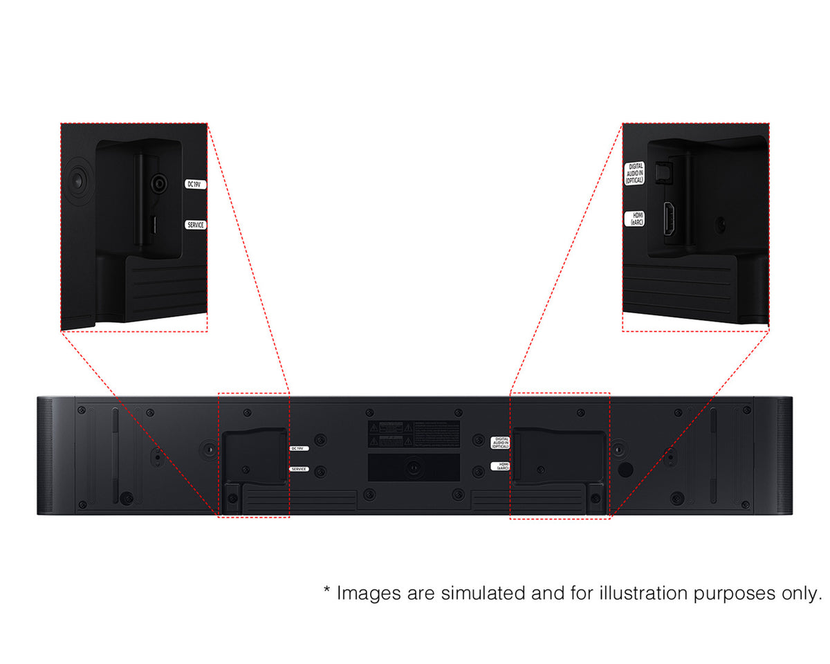 Samsung S-Series 5.0CH Soundbar - Black | HW-S60D/XU