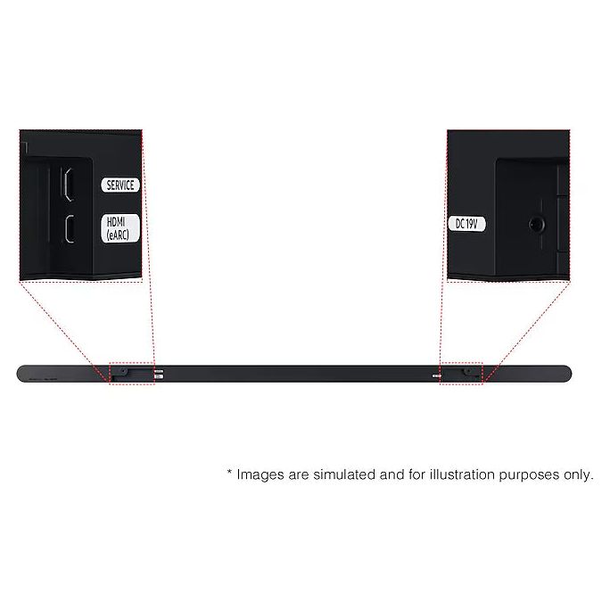Samsung S800D Ultra Slim 3.1.2CH Lifestyle Soundbar with Subwoofer - Titan Black | HW-S800D/XU from Samsung - DID Electrical