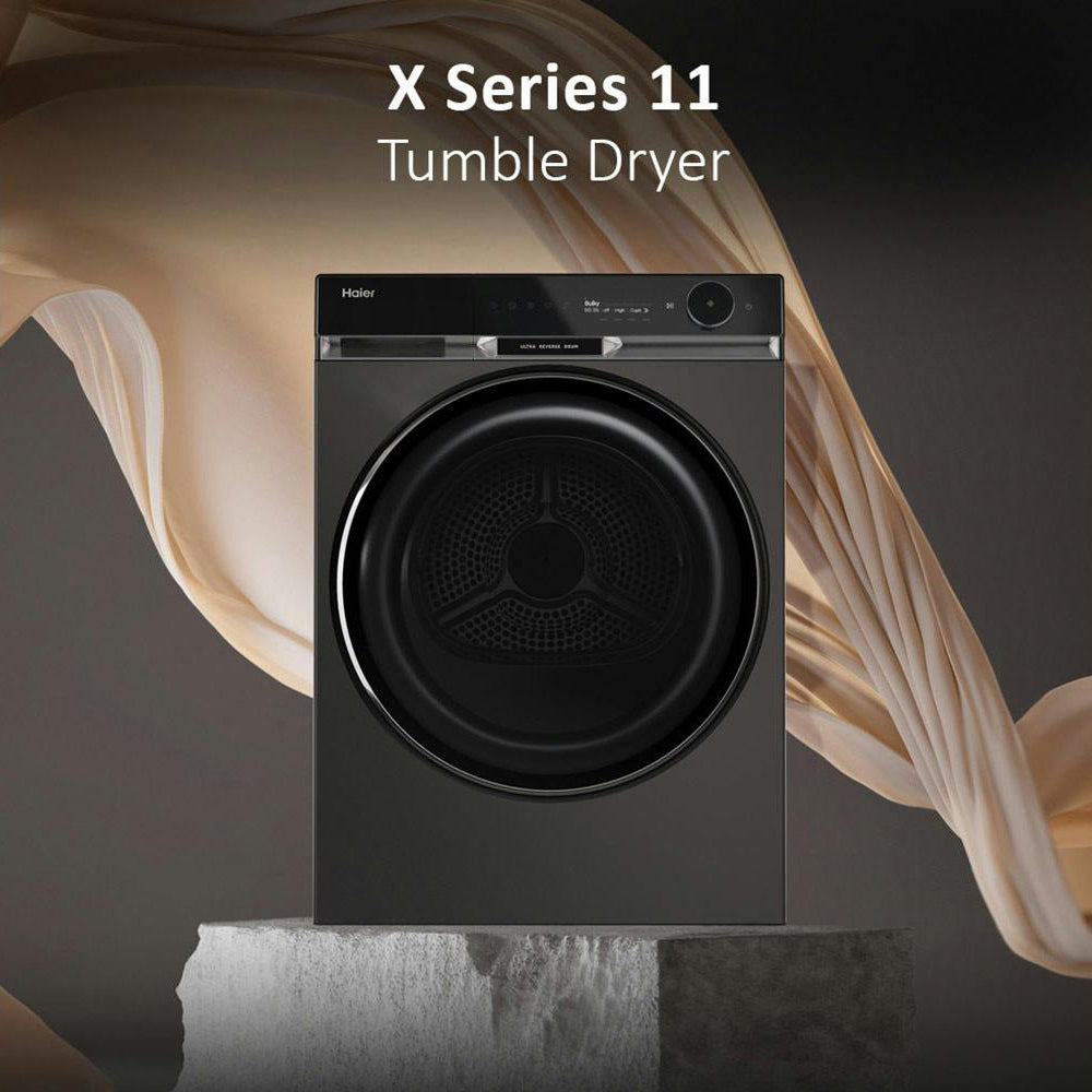 Haier X Series 11KG 1400RPM Freestanding Washing Machine | HW110-BD14397PGUK from Haier - DID Electrical