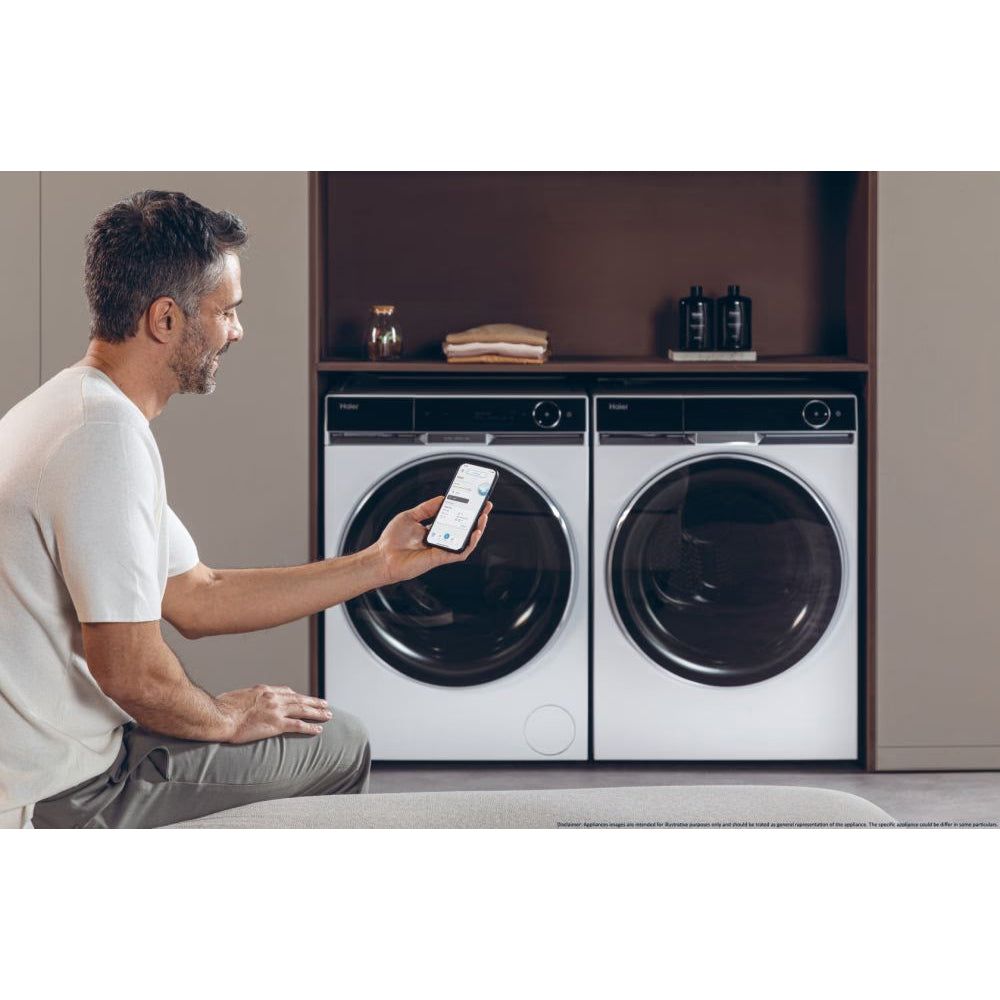 Haier X Series 11KG 1400RPM Freestanding Washing Machines - White | HW110-BD14397UUK from Haier - DID Electrical