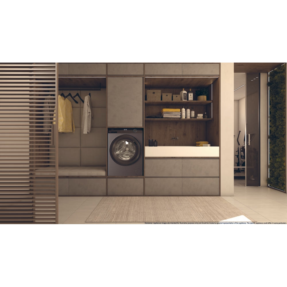 Haier I-Pro Series 3 8KG 1600RPM Freestanding Washing Machine - Anthracite | HW80-B16939S8-UK from Haier - DID Electrical