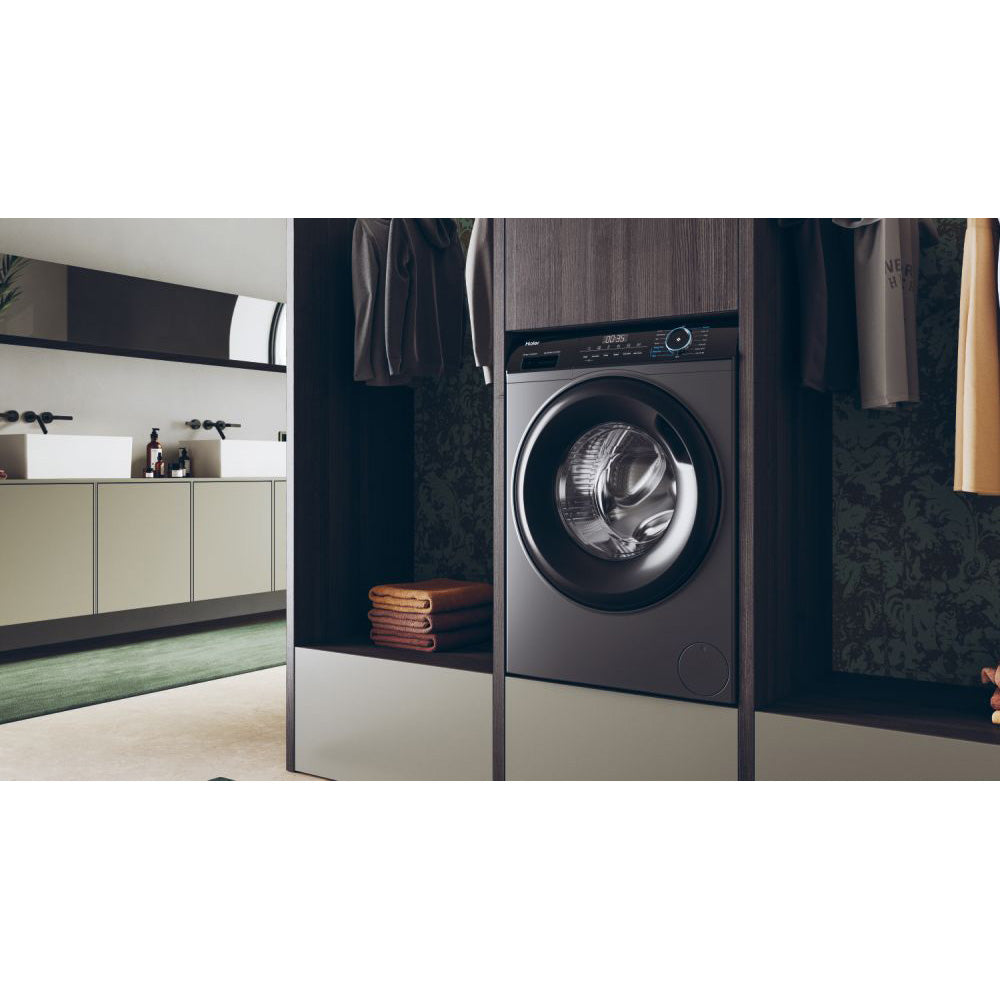 Haier I-Pro Series 3 9KG 1400 Spin Washing Machine - Anthracite | HW90-B14939S8-UK from Haier - DID Electrical
