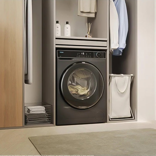 Haier X5 9KG 1400RPM Freestanding Washing Machine - Graphite | HW90BP14357GTUUK from Haier - DID Electrical