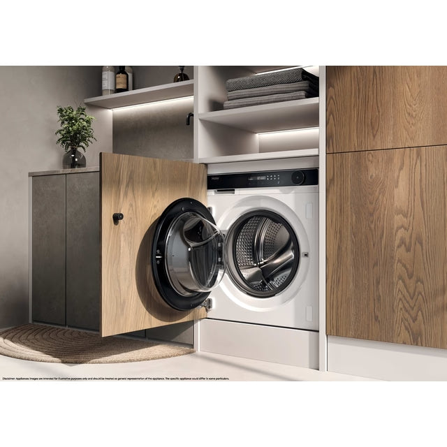 Haier Series 8 10KG 1400RPM Built-In Washing Machine - White | HWB100B14858U1