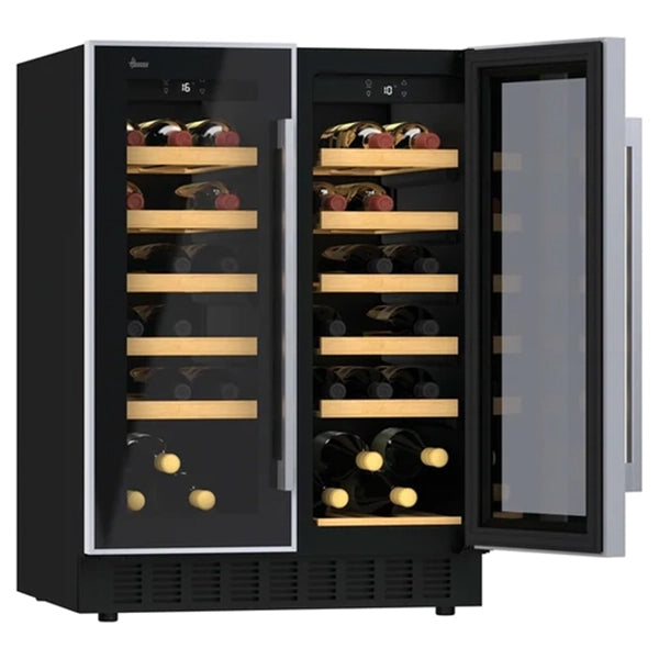 Hoover H-Wine 700 38 Bottles Freestanding Wine Cooler - Black | HWCB60DUK/N from Hoover - DID Electrical
