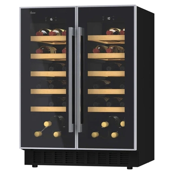 Hoover H-Wine 700 38 Bottles Freestanding Wine Cooler - Black | HWCB60DUK/N from Hoover - DID Electrical