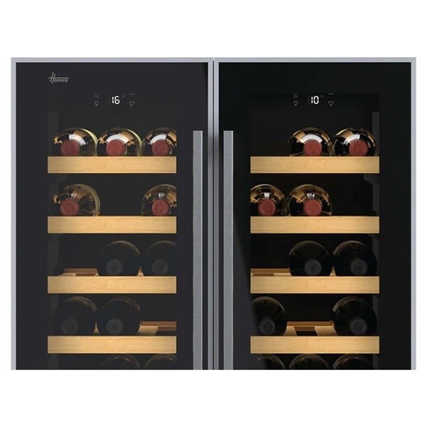 Hoover H-Wine 700 38 Bottles Freestanding Wine Cooler - Black | HWCB60DUK/N from Hoover - DID Electrical